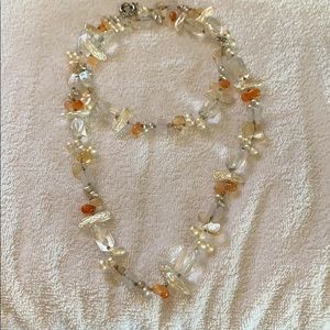 Necklace natural material